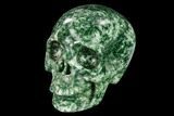Realistic, Polished Hamine Jasper Skull #151236-2